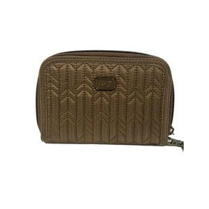 Lug Rodeo RFID Light Brown Wristlet Wallet